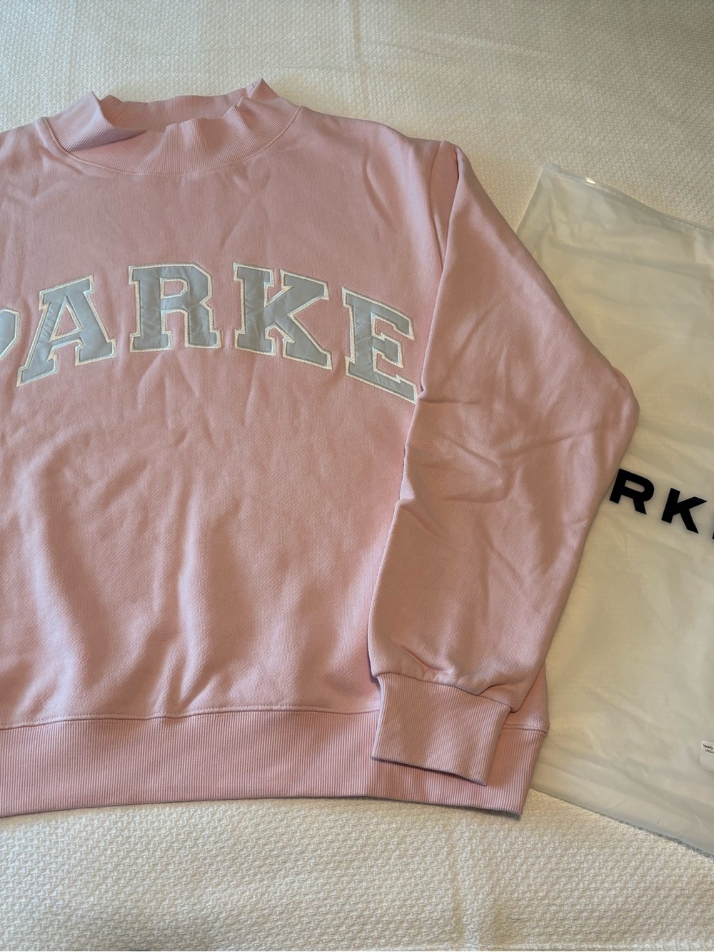 PARKE Heritage Varsity Mockneck Sweatshirt Cupcake L/XL Birthday Drop - Picture 3 of 9